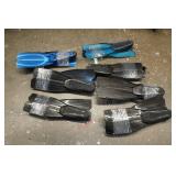 *7* Pairs Cressi Rondinella Adult Fins - Assorted Sizes