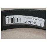 Boston Leather 1.5" Hook and Loop Tipped Belt - Size 62