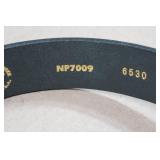 Boston Leather 1.5" Hook and Loop Tipped Belt - Size 62