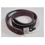 Boston Leather 1.5" Hook and Loop Tipped Belt
