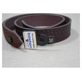 Boston Leather 1.5" Hook and Loop Tipped Belt