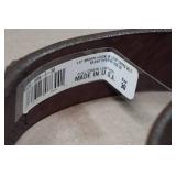 Boston Leather 1.5" Hook and Loop Tipped Belt