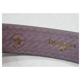 Boston Leather 1.5" Hook and Loop Tipped Belt