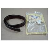 Boston Leather 1.5" Brown No Scratch Belt