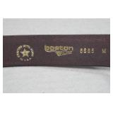 Boston Leather 1.5" Brown No Scratch Belt