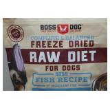 Boss Dog Raw Diet Freeze Dried Fish Recipe Dog Treats