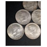 Kennedy Half Dollars 1964 (Lot of 10)