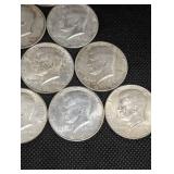 Kennedy Half Dollars 1964 (Lot of 10)
