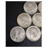 Kennedy Half Dollars 1964 - 10 Coins