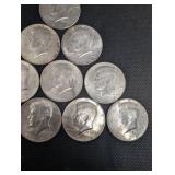 1964 United States Half Dollars (Lot of 10)