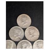Kennedy Half Dollars 1964 - 10 Coins