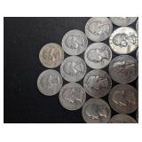Lot Of 20 90% Silver Washington Quarters- Various Dates