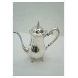 Vintage Oneida Silver-Plated Coffee Pot/Tea Pot 11" tall
