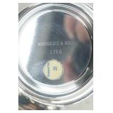 Vintage Silver-Plate Chip and Dip Serving Tray