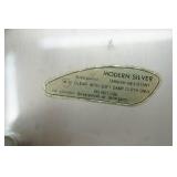 Silverplate Lotus Flower Bowl Set (3 pieces) and 3 Footed Silver Plated Bowl with Modern Silver sticker on bottom