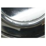 Silverplate Lotus Flower Bowl Set (3 pieces) and 3 Footed Silver Plated Bowl with Modern Silver sticker on bottom