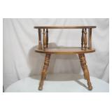 2 tier oval end table George B Bent Co.