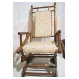 antique Victorian Rocking chair