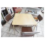 Card Table and 6 Chairs