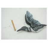 Wooden Flying Hanging Loon. 7" long