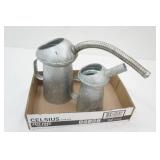 Vintage Galvanized Oil Pour Cans