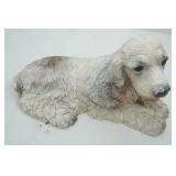 Puppy Garden Statue 13.5" long by 8" tall