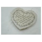 Heart Garden Stone 8.25" diameter