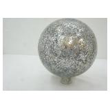 Mirror Mosaic Glass Orb 12" tall by approx. 9" across