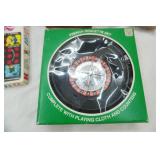 Vintage Games: travel backgammon, Hi-Q, Spill and Spell, French Roulette