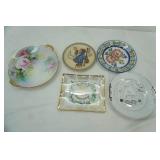 Vintage Nippon China, Vintage 1972 Hummel Plate and other collectible plates