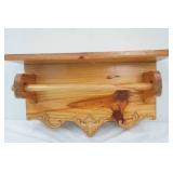 Wooden Towel Rack Shelf