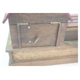 Vintage Musical Barn Jewelry Box. 12"x6"x10"