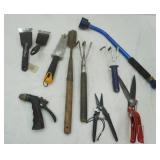 garden and grilling tools