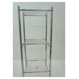 3-tier metal shelf 13"x 11"x 30" tall