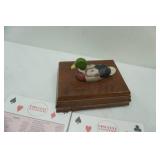 Vintage Letter Openers, Plate and Photo Display Stands, Pinochle Scoring Pads, Mallard Card Holder Box, Short shoe horns and more