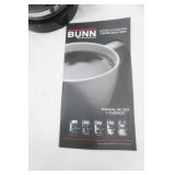 Bunn Stainless Steel Coffee Maker & Manual