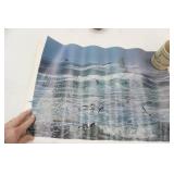 Vintage Collectibles and Prints, Wall Hang of Sacred Heart Deacon Stole (partial) from the Avignon Collection