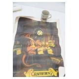 Vintage Collectibles and Prints, Wall Hang of Sacred Heart Deacon Stole (partial) from the Avignon Collection