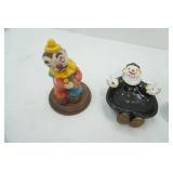Collection of Vintage Clown Figurines