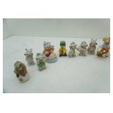 Vintage Clown Figurines (tallest is 4.5" tall) & Salt & Pepper Shakers