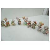 Vintage Clown Figurines (tallest is 4.5" tall) & Salt & Pepper Shakers