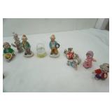 Vintage Clown Figurines (tallest is 5" tall) & Salt & Pepper Shaker (no set) enesco and more
