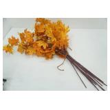 Bundle of Artificial Maple Leaves