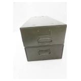 Vintage Safe Deposit Box Drawers. Safe-T-Stak 2ct