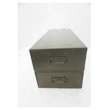 Vintage Safe Deposit Box Drawers. Safe-T-Stak 2ct