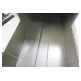 Vintage Industrial Olive Green Stackable Metal File Drawers (3ct)