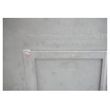 Vintage Industrial Olive Green Stackable Metal File Drawers (3ct)