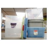 Storage Totes (some with lids)