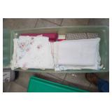 Table Linens & Storage Container