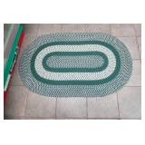 Oval Braided Rug 49.5"x 30"